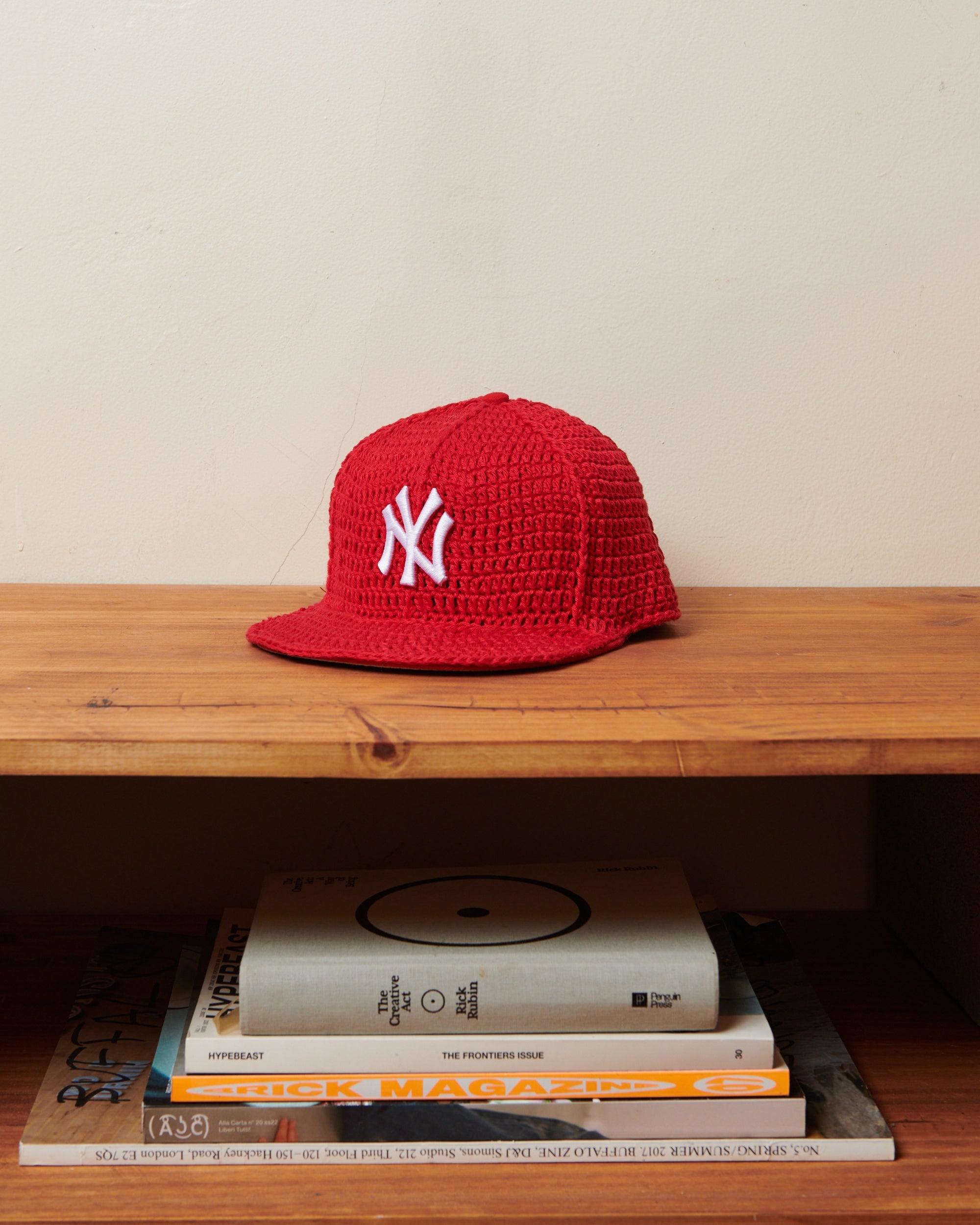 Yankees Yarned Cap red